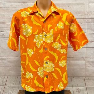 Vintage Malibu Collection Floral Hawaiian Aloha shirt